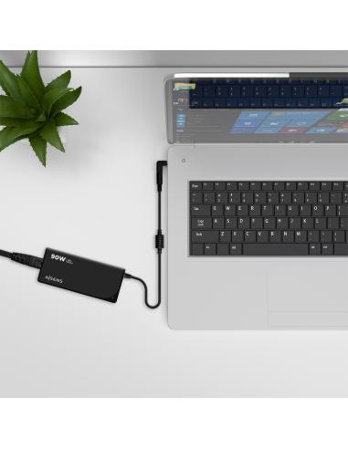 CARGADOR PORTATIL 90W AUTO 12 CONECTORES USB-A QC3.0 AISENS ASLC-90WAUTO-BK