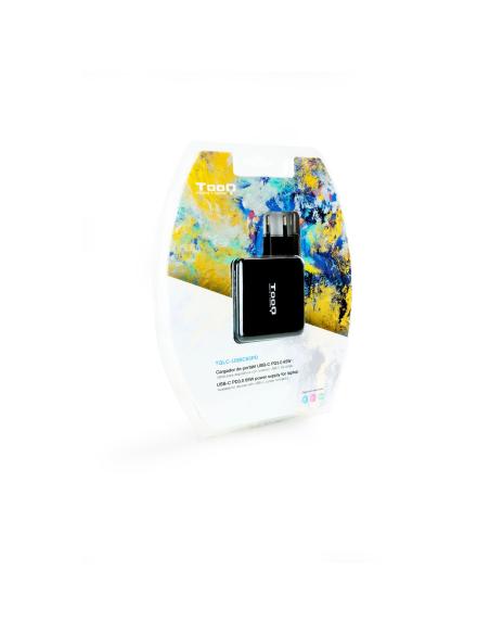 CARGADOR PORTATIL USB-C TOOQ PD3.0 65W NEGRO TQLC-USBC65PD