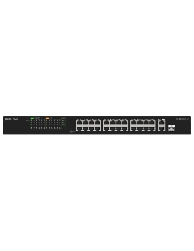 SWITCH RUIJIE UNMANAGED 24 RJ45 POE 1 SFP COMBO