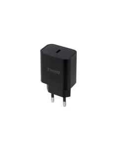 CARGADOR USB-C TOOQ PARED USB-C PD3.0 20W NEGRO TQWC-PDUSBC20B