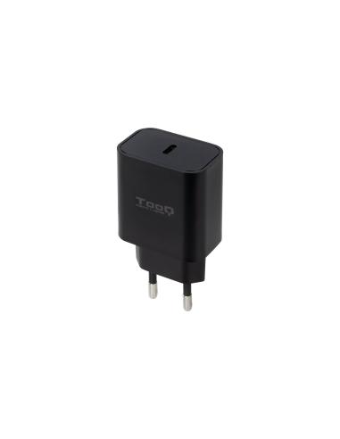 CARGADOR USB-C TOOQ PARED USB-C PD3.0 20W NEGRO TQWC-PDUSBC20B