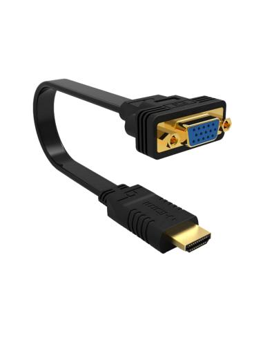 ADAPTADOR CONVERSOR EWENT DE DIGITAL A ANALOGICO HDMI-M A VGA-H / EW9869