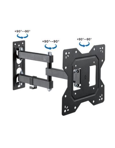 SOPORTE TV EWENT MULTIDIRECCIONAL DE PARED CON 3 PUNTOS DE ARTICULACION / 23"-42" / EW1522