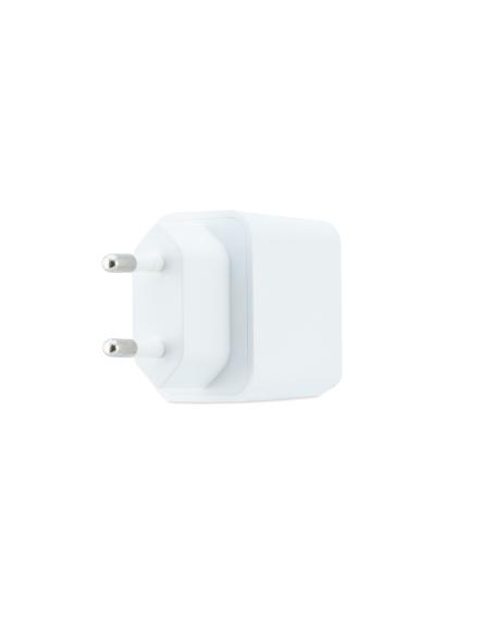 CARGADOR USB COOLBOX PARED USB-C USB-A 30W COO-CUP-30CA