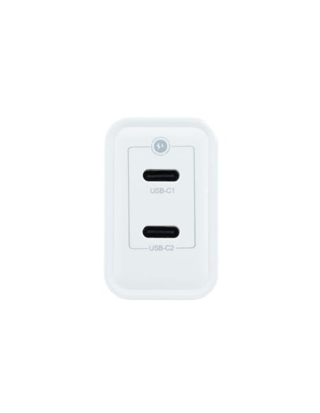 CARGADOR USB COOLBOX PARED 2USB-C 35W COO-CUP-35CC