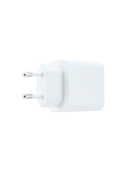 CARGADOR USB COOLBOX PARED 2USB-C 35W COO-CUP-35CC
