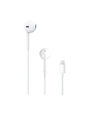AURICULARES C/MICROFONO APPLE EARPODS CON CABLE LIGHTNING BLANCO MWTY3ZM/A