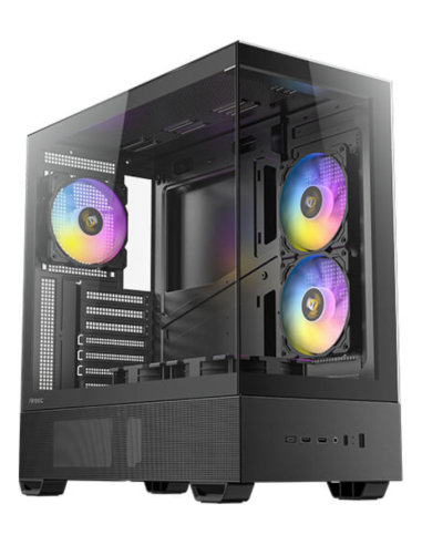 CAJA ANTEC CX705 ARGB MID-TOWER ATX PANORAMICA 270º 5XVENT 120MM PWM