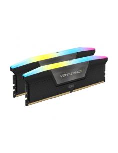 MEMORIA CORSAIR VENGEANCE 32GB (2X16) DDR5 6000 RGB NEGRA / CMH32GX5M2B6000C30
