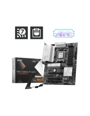 PLACA BASE MSI PRO B850-P WIFI / AM5 / 4XDIMM DDR5 / HDMI / BLUETOOTH / ATX / PRO B850-P WIFI