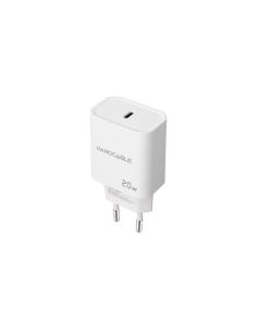 CARGADOR USB-C PD 20W BLANCO NANOCABLE 10.10.2005