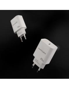 CARGADOR USB-C PD 20W BLANCO NANOCABLE 10.10.2005 2