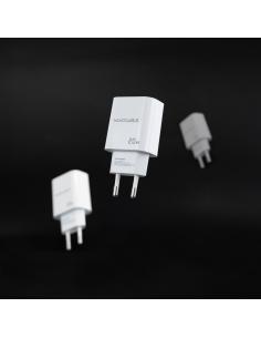 CARGADOR USB-CPD USB-AQC 20W BLANCO NANOCABLE 10.10.2007 2