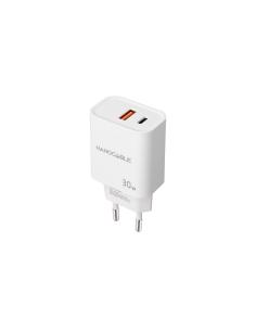 CARGADOR USB-CPD USB-AQC 30W BLANCO NANOCABLE 10.10.2011