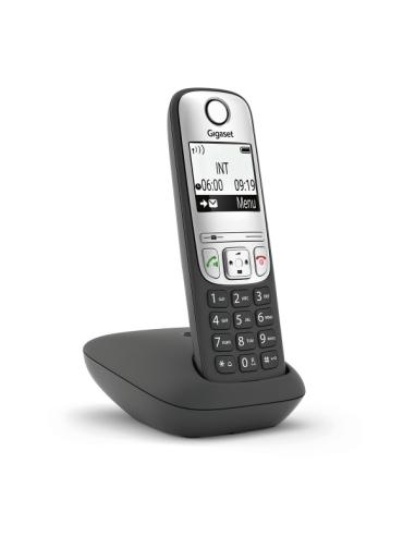 TELEFONO INALAMBRICO GIGASET A690 DECT NEGRO / IDENTIFICADOR DE LLAMADAS / MANOS LIBRES / S30852-H2810-D201