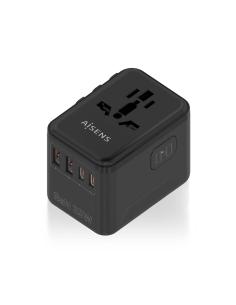 CARGADOR GAN PARED 2XUSB-A 2XUSB-C NEGRO AISENS ASPS-2A2C08-BK