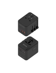 CARGADOR GAN PARED 2XUSB-A 2XUSB-C NEGRO AISENS ASPS-2A2C08-BK 2