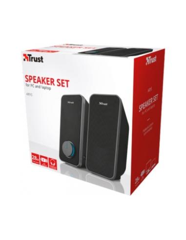 ALTAVOZ TRUST ARYS 2.0 / 14W RMS / USB / NEGRO / 20179