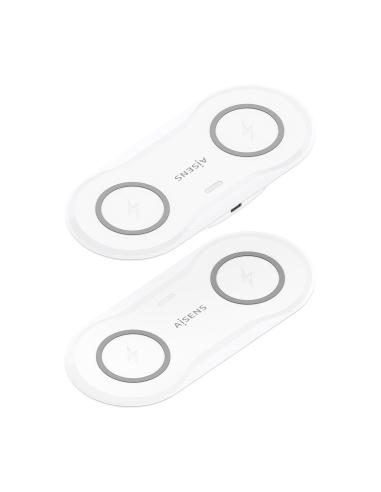 CARGADOR INALAMBRICO USB-C 15W MOVIL AURICULARES BLANCO AISENS ASCH-15W2WC059-W
