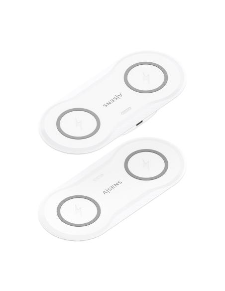 CARGADOR INALAMBRICO USB-C 15W MOVIL AURICULARES BLANCO AISENS ASCH-15W2WC059-W
