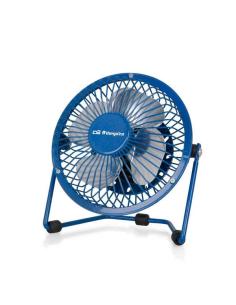 MINI VENTILADOR DE SOBREMESA ORBEGOZO PW 1026 / SILENCIOSO / CONEXION USB 2 EN 1 / ASPAS METALICAS 10 CM / 17937
