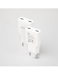 CARGADOR 2XUSB-CPD 20W BLANCO NANOCABLE 10.10.2023 2