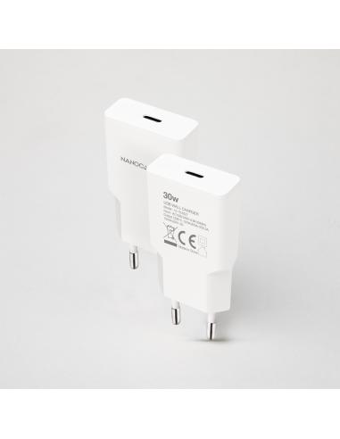 CARGADOR USB-CPD 30W BLANCO NANOCABLE 10.10.2027