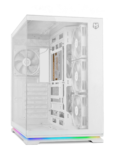 CAJA NOX ATX SEMITORRE HUMMER GALAXY ARGB BLANCA