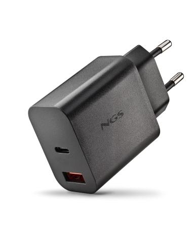 CARGADOR NGS DE PARED ULTRARRAPIDO DE 20W CON 2 PUERTOS USB-C USB-A