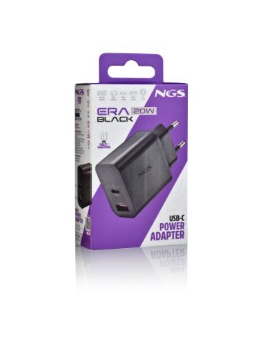 CARGADOR NGS DE PARED ULTRARRAPIDO DE 20W CON 2 PUERTOS USB-C USB-A