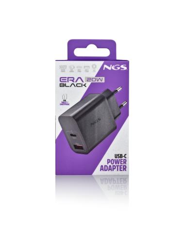 CARGADOR NGS DE PARED ULTRARRAPIDO DE 20W CON 2 PUERTOS USB-C USB-A