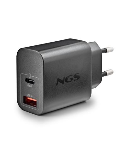 CARGADOR NGS DE PARED ULTRARRAPIDO DE 20W CON 2 PUERTOS USB-C USB-A