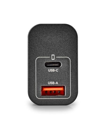 CARGADOR NGS DE PARED ULTRARRAPIDO DE 30W CON 2 PUERTOS USB-C USB-A