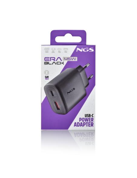 CARGADOR NGS DE PARED ULTRARRAPIDO DE 45W CON 2 PUERTOS USB-C USB-A