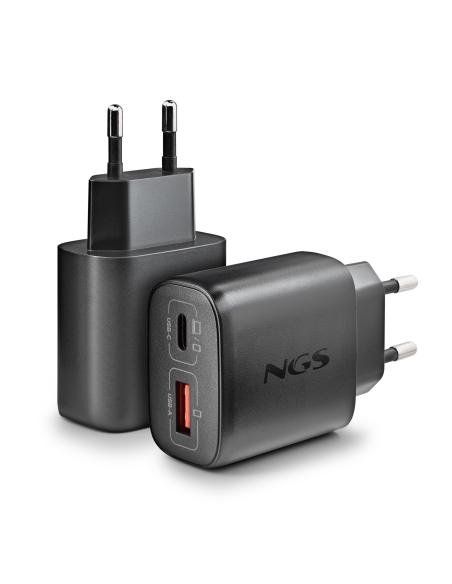 CARGADOR NGS DE PARED ULTRARRAPIDO DE 45W CON 2 PUERTOS USB-C USB-A