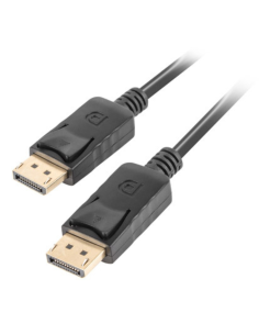 CABLE LANBERG DISPLAYPORT 4K V1.2 MACHO/MACHO 0.5M NEGRO