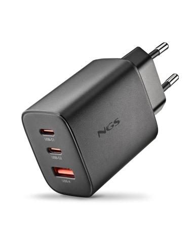 CARGADOR NGS DE PARED ULTRARRAPIDO DE 65W CON 3 PUERTOS 2USB-C USB-A