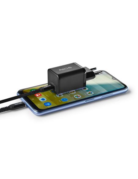 CARGADOR NGS DE PARED ULTRARRAPIDO DE 65W SALIDA USB-C Y CABLE USB-C A USB-C