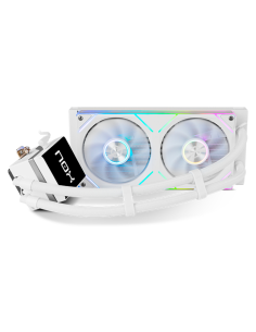 REFRIGERACION LIQUIDA NOX HUMMER M-240 240MM LCD MAGNETICO ARGB BLANCO