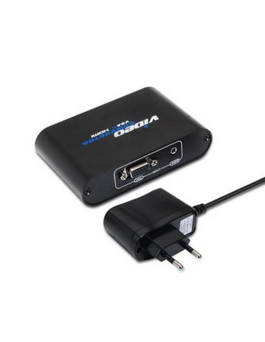 CONVERSOR SVGAHAUDIOH A HDMI CON ALIM. NEGRO NANOCABLE 10.16.2101-BK