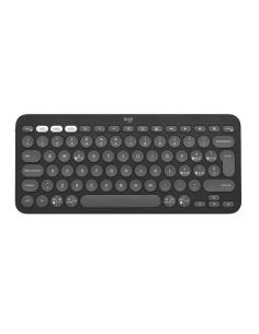 TECLADO LOGITECH PEBBLE KEYS 2 K380S / GRAFITO / RF / BLUETOOTH / TECLAS PERSONALIZABLES / 920-011827
