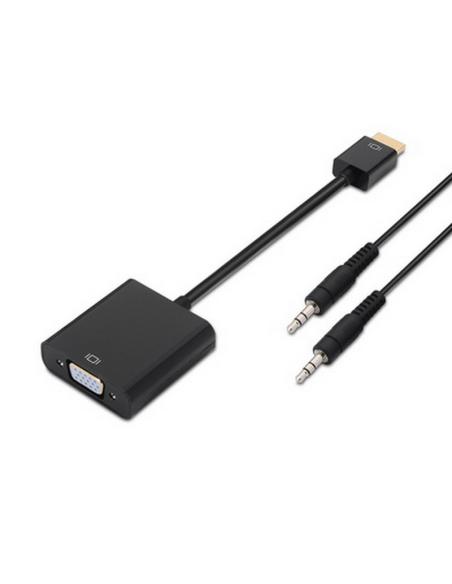CONVERSOR HDMI SVGAAUDIO HDMIM-SVGAH3.5H 10CM1M NANOCA 10.16.2001-BK