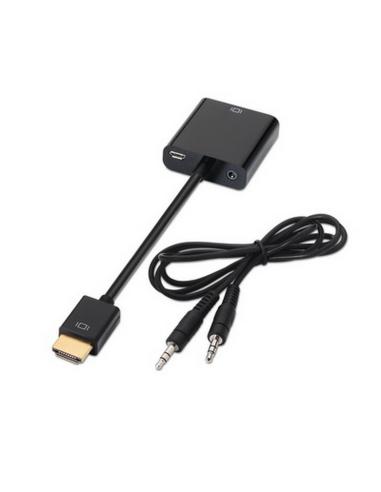 CONVERSOR HDMI SVGAAUDIO HDMIM-SVGAH3.5H 10CM1M NANOCA 10.16.2001-BK