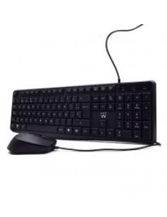 TECLADO + RATON EWENT USB EW3006