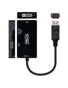 CONVERSOR DISPLAYPORT VGADVIHDMI 3-1 DP 1.2M-VGAH-DVIM NANOC 10.16.3301-BK 2