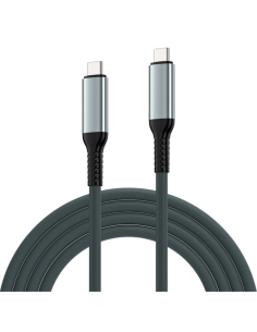 EWENT CABLE USB 4 GEN 3 TIPO C MACHO A MACHO, FABRIC, 1M