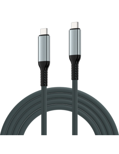 EWENT CABLE USB 4 GEN 3 TIPO C MACHO A MACHO, FABRIC, 1M
