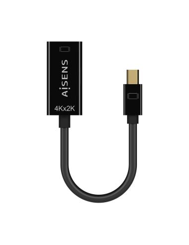 CONVERSOR MINI DP V1.2 A HDMI V1.4 4K MDPM-HDMI AH NEGRO 15CM AISENS A125-0643