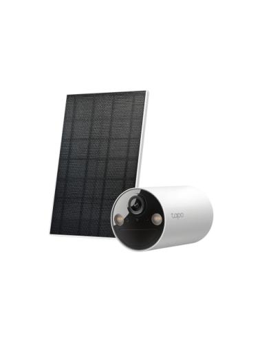 CAMARA VIGILANCIA TP-LINK EXTERIOR TC82 KIT SOLAR WIFI / 2K 3MP / DIA-NOCTURNA / DETECCION PRESENCIA / MICROSD HASTA 512GB / BAT