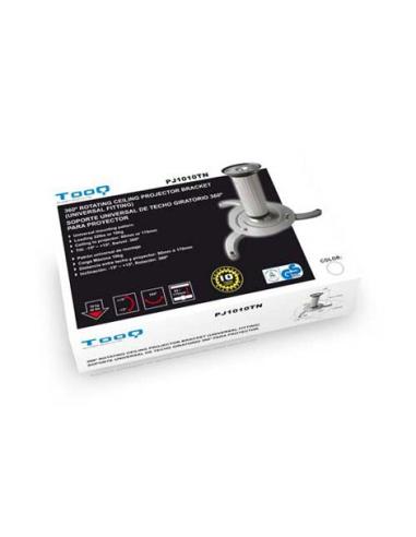 SOPORTE PROYECTOR TECHO GIRAT PLATA TOOQ PJ1010TN-S[I317A]